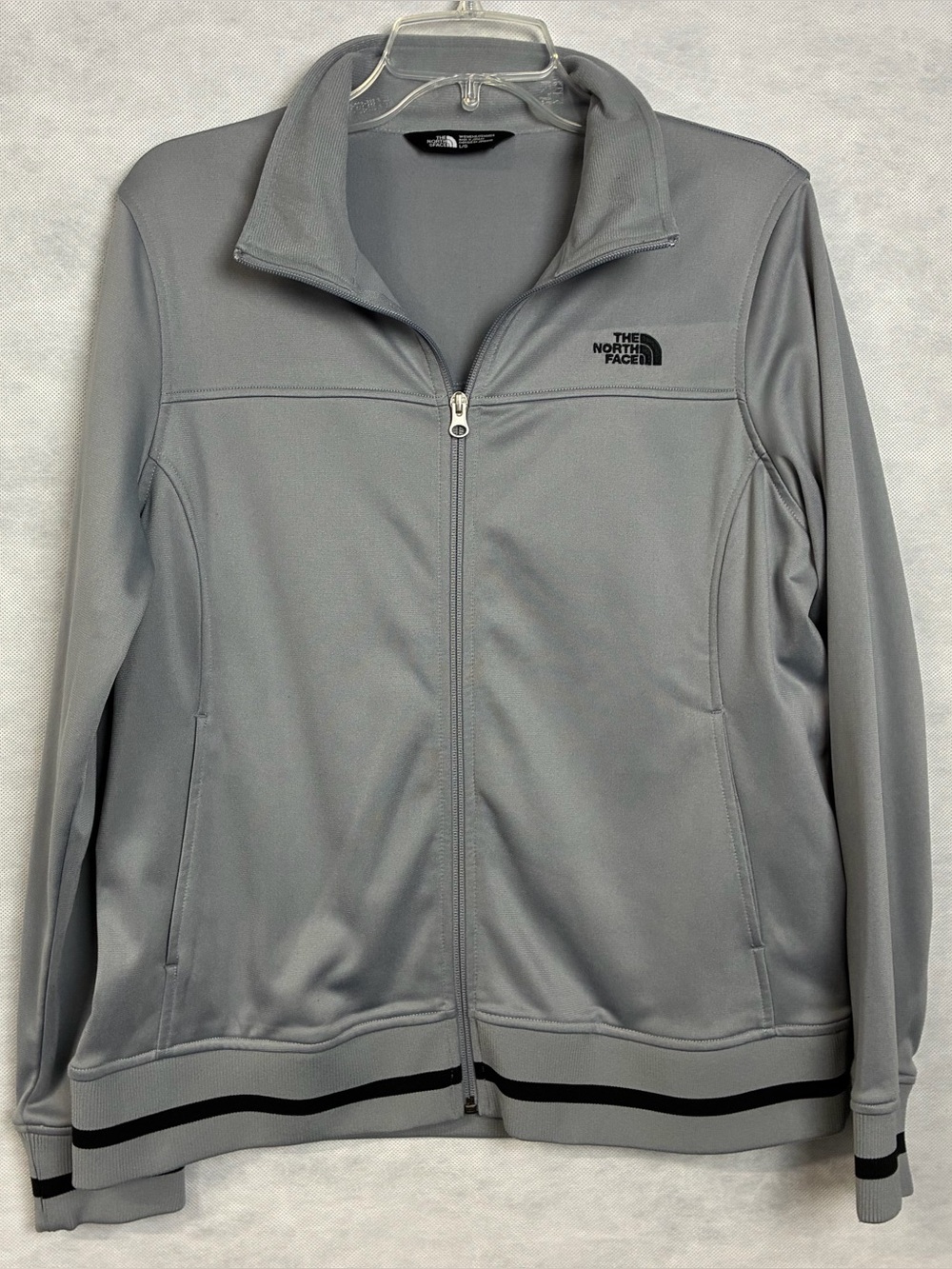 The North Face Alphabet City Track Jacket Women’s Large Gray Athletic